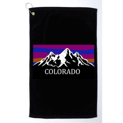 Colorado Mountains Outdoor Flag MCMA Platinum Collection Golf Towel