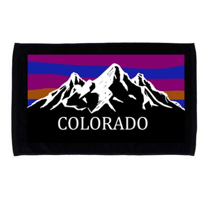 Colorado Mountains Outdoor Flag MCMA Microfiber Hand Towel