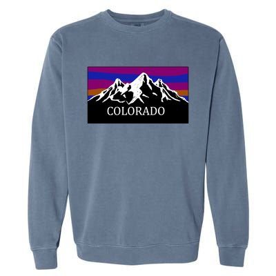 Colorado Mountains Outdoor Flag MCMA Garment-Dyed Sweatshirt