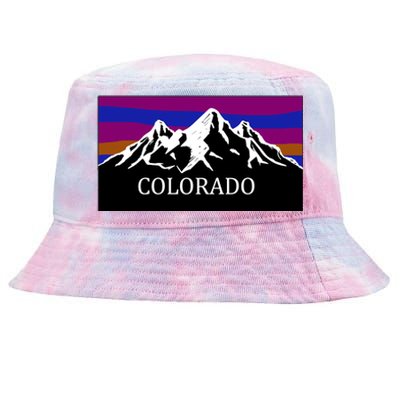 Colorado Mountains Outdoor Flag MCMA Tie-Dyed Bucket Hat