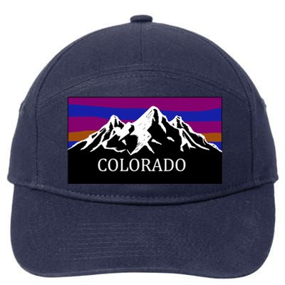 Colorado Mountains Outdoor Flag MCMA 7-Panel Snapback Hat