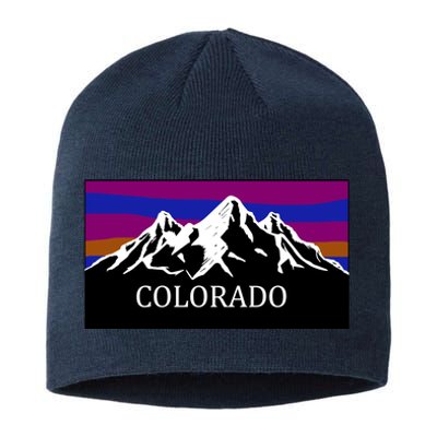 Colorado Mountains Outdoor Flag MCMA Sustainable Beanie