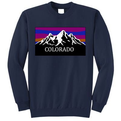 Colorado Mountains Outdoor Flag MCMA Tall Sweatshirt