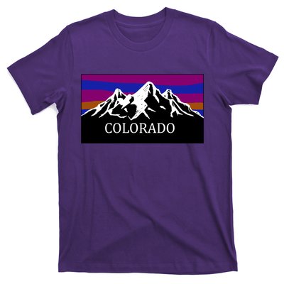 Colorado Mountains Outdoor Flag MCMA T-Shirt