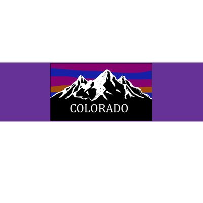 Colorado Mountains Outdoor Flag MCMA Bumper Sticker