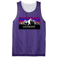 Colorado Mountains Outdoor Flag MCMA Mesh Reversible Basketball Jersey Tank