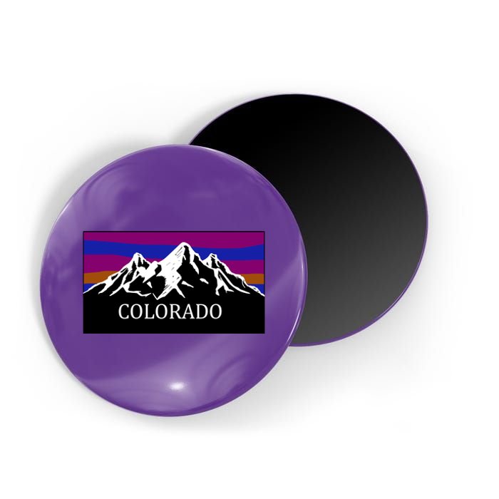 Colorado Mountains Outdoor Flag MCMA Magnet