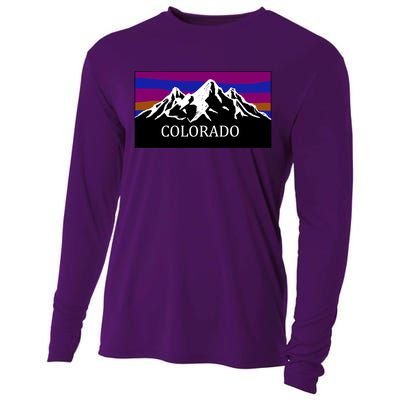 Colorado Mountains Outdoor Flag MCMA Cooling Performance Long Sleeve Crew