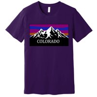 Colorado Mountains Outdoor Flag MCMA Premium T-Shirt