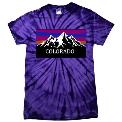 Colorado Mountains Outdoor Flag MCMA Tie-Dye T-Shirt