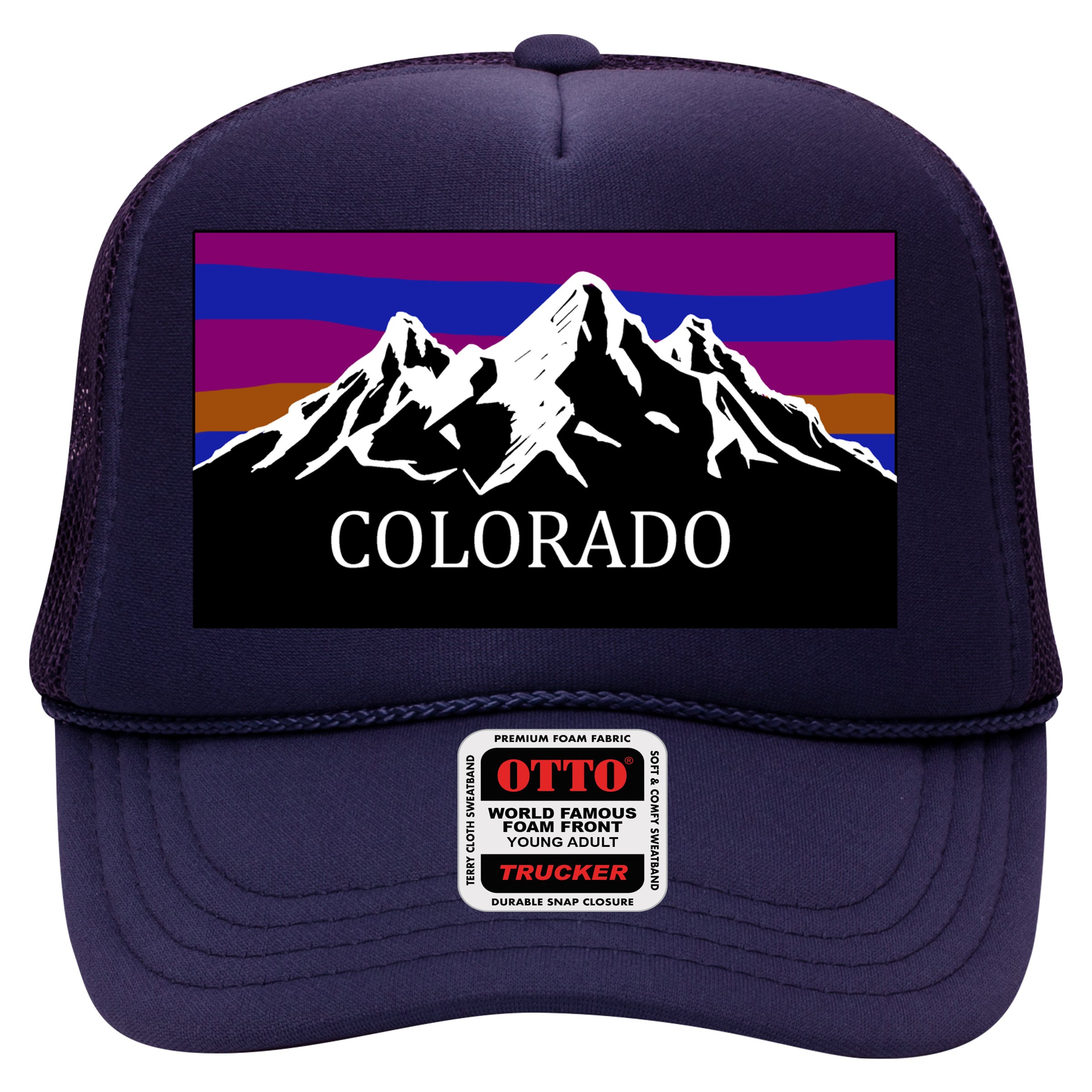Colorado Mountains Outdoor Flag MCMA Hat
