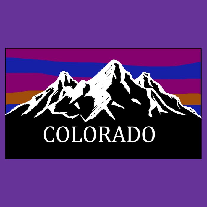 Colorado Mountains Outdoor Flag MCMA Hat