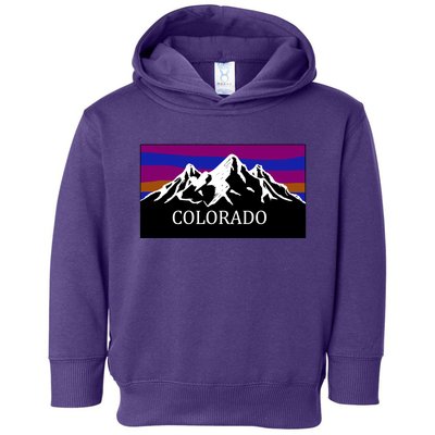 Colorado Mountains Outdoor Flag MCMA Toddler Hoodie