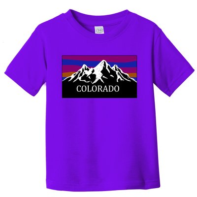 Colorado Mountains Outdoor Flag MCMA Toddler T-Shirt