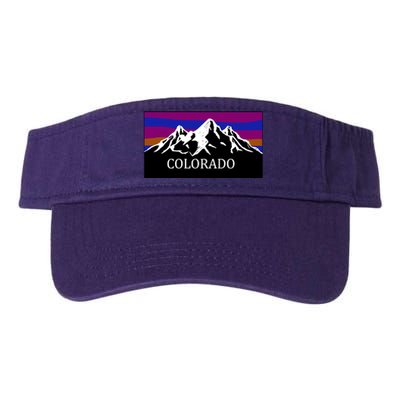 Colorado Mountains Outdoor Flag MCMA Valucap Bio-Washed Visor