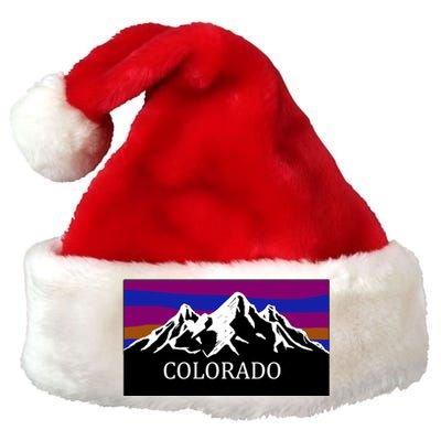 Colorado Mountains Outdoor Flag MCMA Premium Christmas Santa Hat