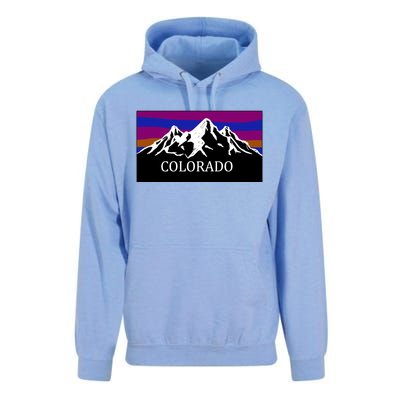 Colorado Mountains Outdoor Flag MCMA Unisex Surf Hoodie