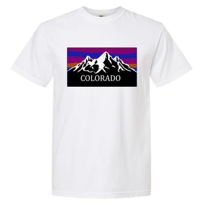 Colorado Mountains Outdoor Flag MCMA Garment-Dyed Heavyweight T-Shirt