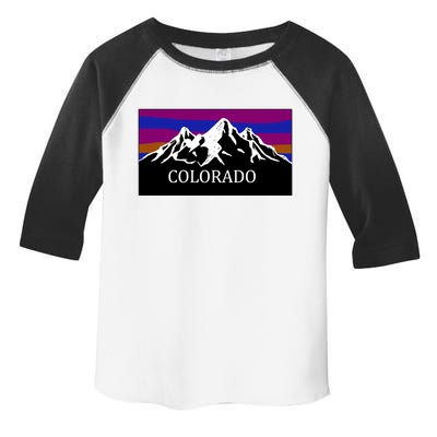 Colorado Mountains Outdoor Flag MCMA Toddler Fine Jersey T-Shirt