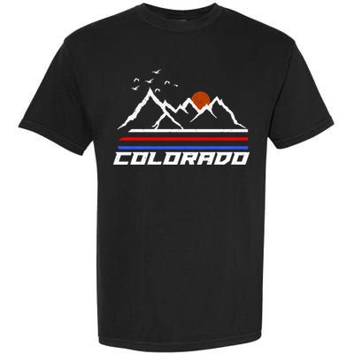 Colorado Mountains Retro Vintage Garment-Dyed Heavyweight T-Shirt