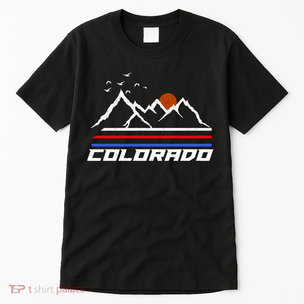 Colorado Mountains Retro Vintage Tall T-Shirt