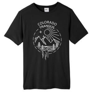 Colorado Tranquil Mountains Tall Fusion ChromaSoft Performance T-Shirt