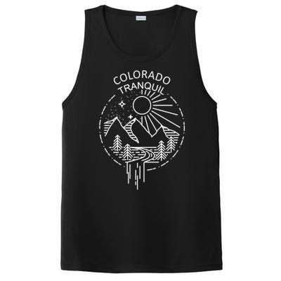 Colorado Tranquil Mountains PosiCharge Competitor Tank