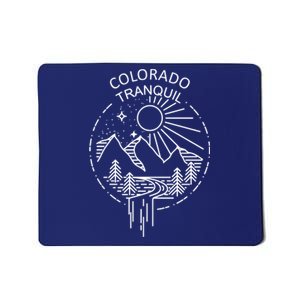 Colorado Tranquil Mountains Mousepad