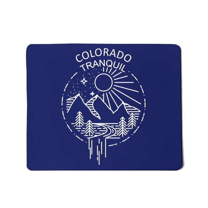 Colorado Tranquil Mountains Mousepad