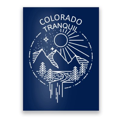 Colorado Tranquil Mountains Poster