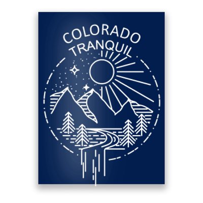 Colorado Tranquil Mountains Poster