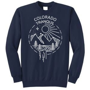 Colorado Tranquil Mountains Tall Sweatshirt