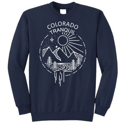 Colorado Tranquil Mountains Tall Sweatshirt