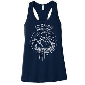 Colorado Tranquil Mountains Women's Racerback Tank