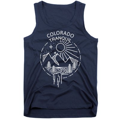 Colorado Tranquil Mountains Tank Top