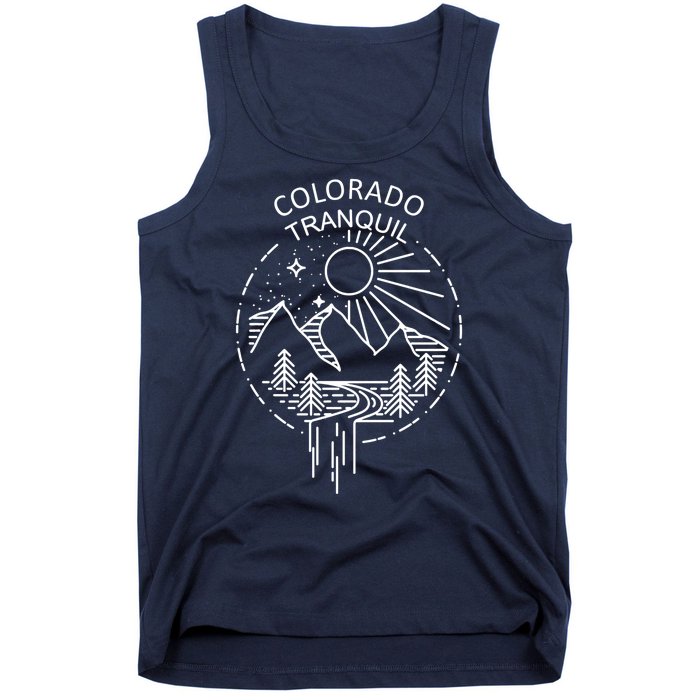 Colorado Tranquil Mountains Tank Top