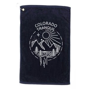 Colorado Tranquil Mountains Platinum Collection Golf Towel