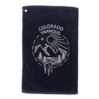 Colorado Tranquil Mountains Platinum Collection Golf Towel