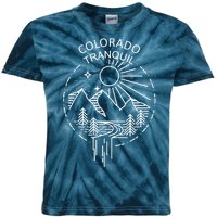 Colorado Tranquil Mountains Kids Tie-Dye T-Shirt