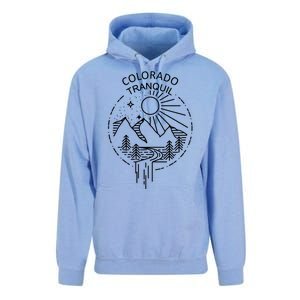 Colorado Tranquil Mountains Unisex Surf Hoodie