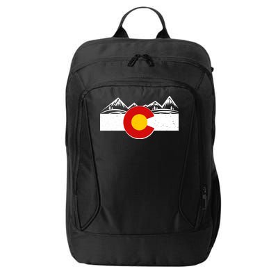 Colorado Wilderness Mountains Flag City Backpack