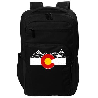 Colorado Wilderness Mountains Flag Impact Tech Backpack