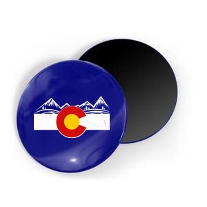 Colorado Wilderness Mountains Flag Magnet