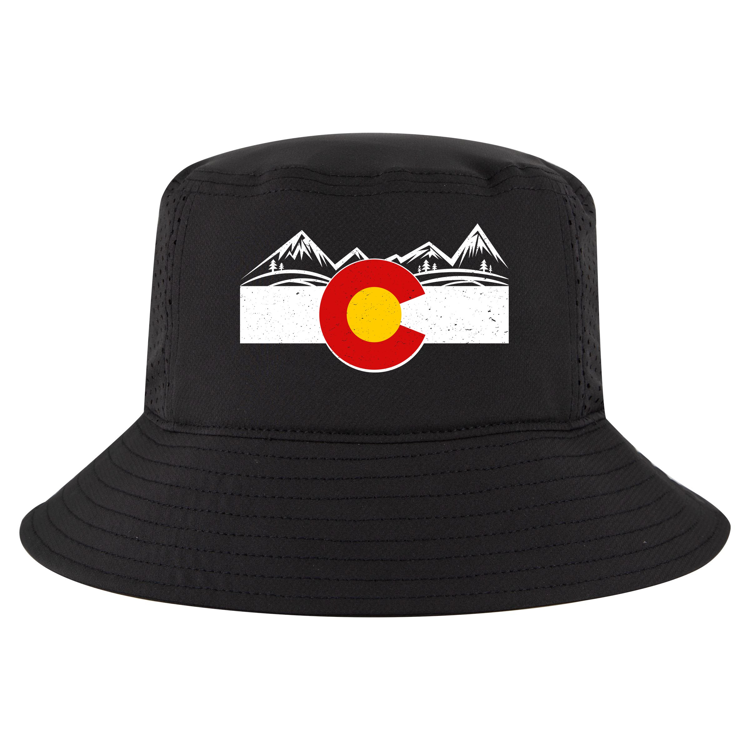 Colorado Wilderness Mountains Flag Kids Hoodie