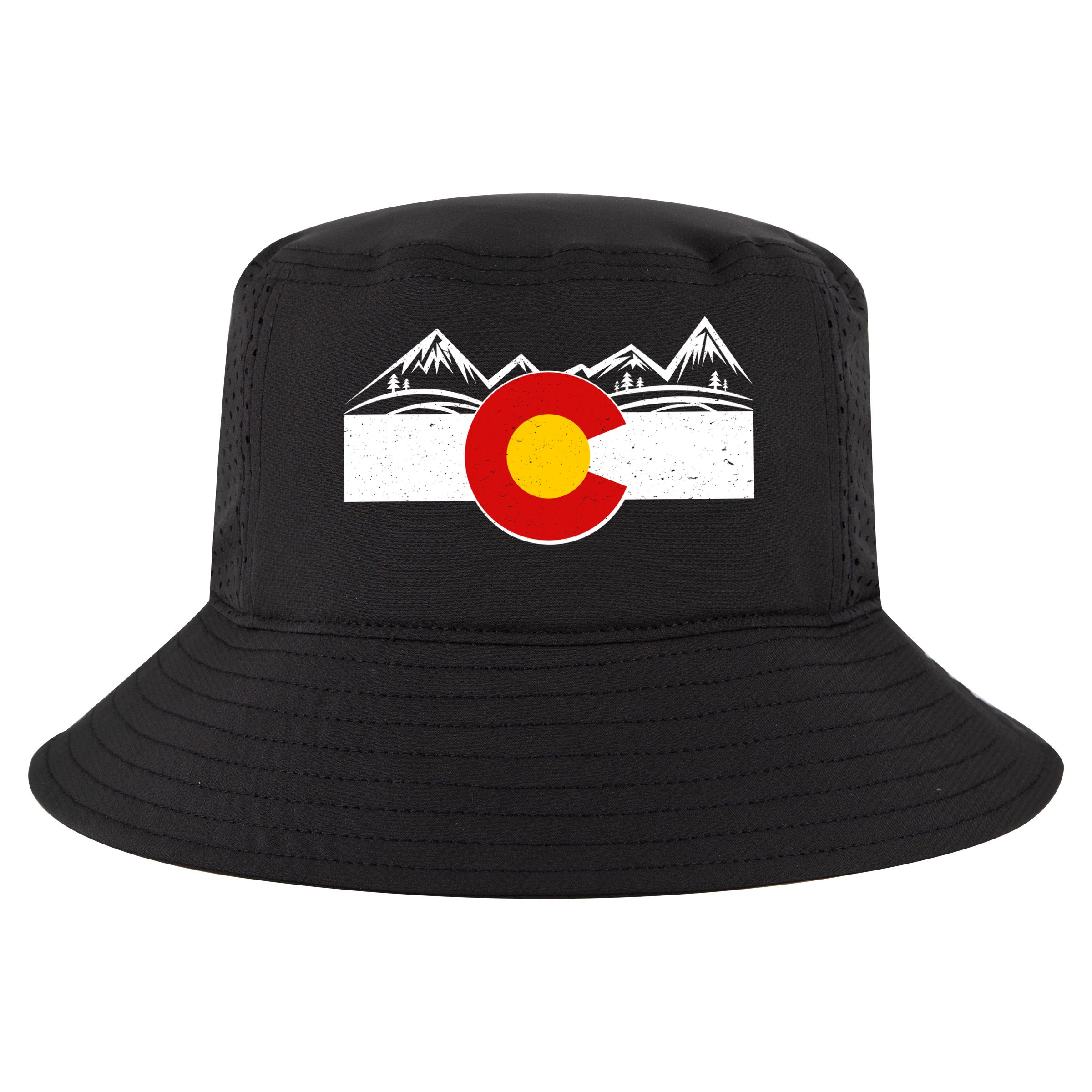 Colorado Wilderness Mountains Flag Kids Hoodie