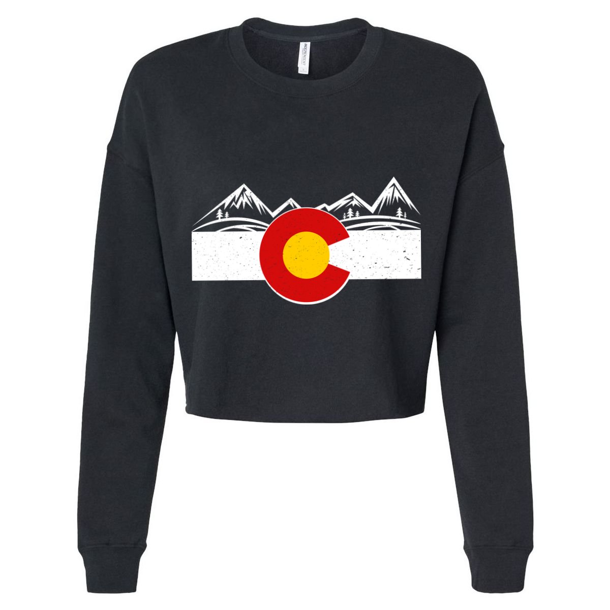 Colorado Wilderness Mountains Flag Kids Hoodie