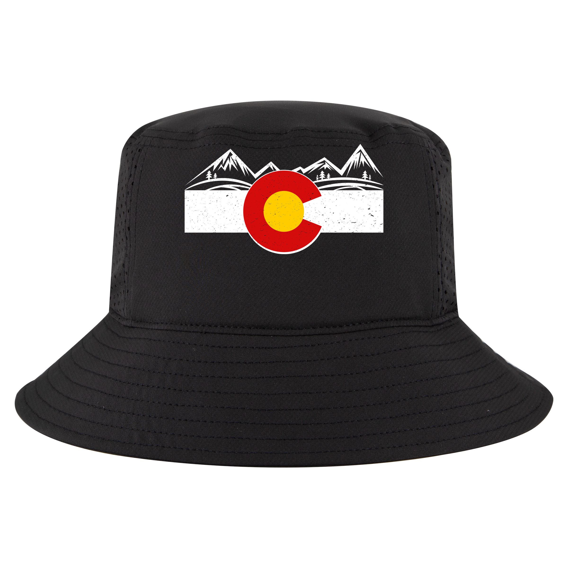 Colorado Wilderness Mountains Flag Kids Hoodie