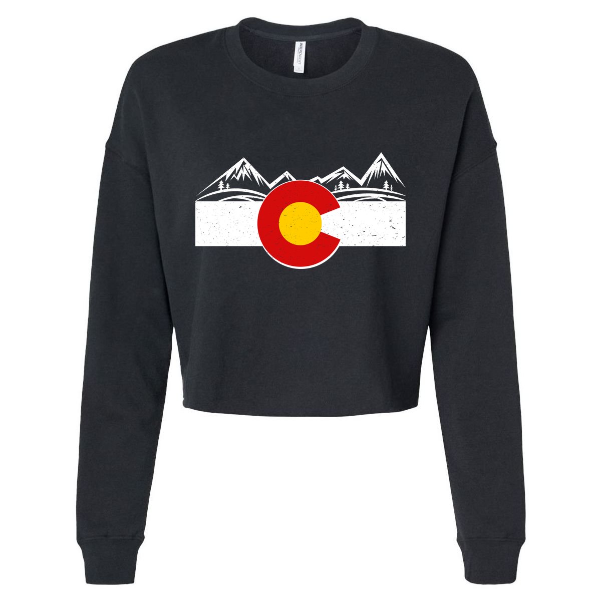 Colorado Wilderness Mountains Flag Kids Hoodie