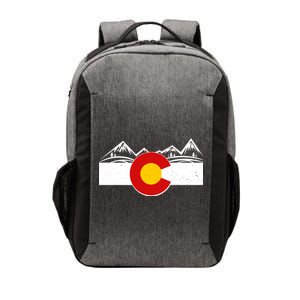 Colorado Wilderness Mountains Flag Vector Backpack