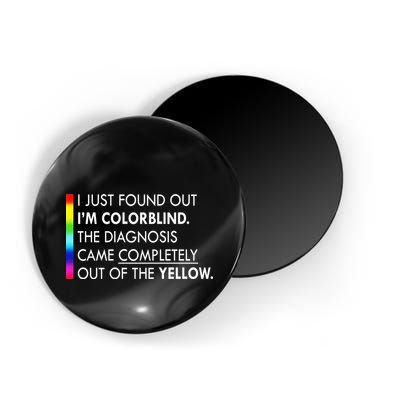 Colorblind Gay Pride LGBT Magnet